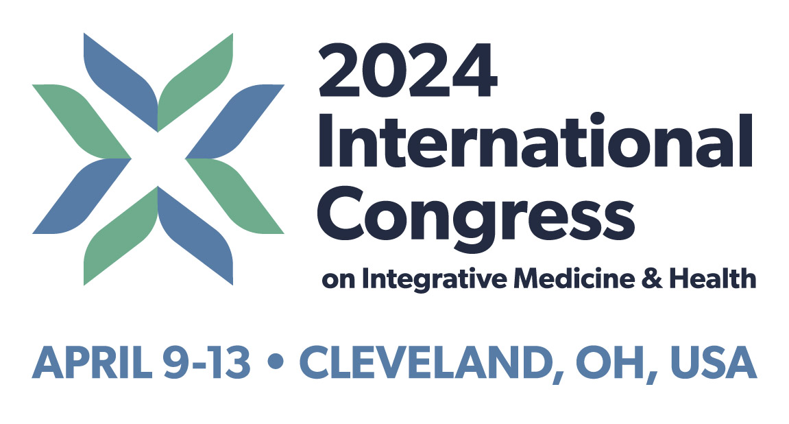 Banner advertising the 2024 International Congress on Integrative Medicine and Health on April 9-13, 2024 in Cleveland, Ohio