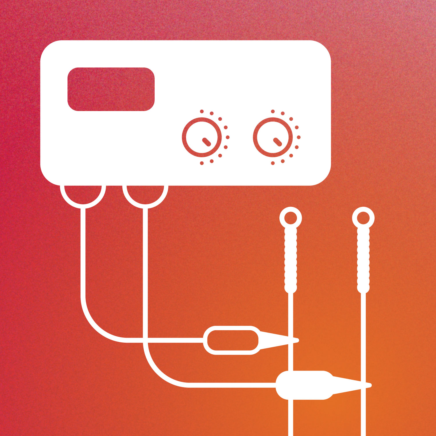 Illustration of electroacupuncture device