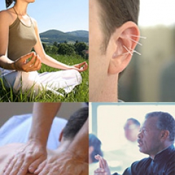 A collage of mind and body practices.