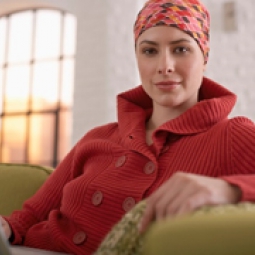 Woman with laptop computer.